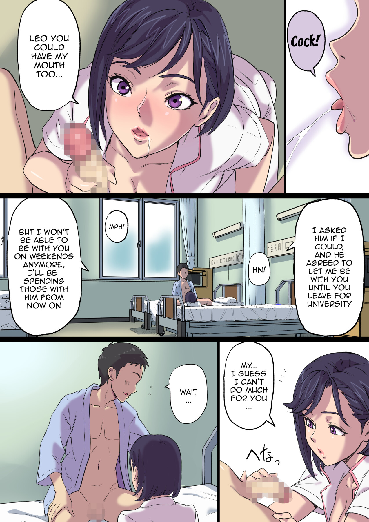 Hentai Manga Comic-The MILF Nurse Cuckolded Gets Taken Away In The Bed Next To Mine - Continuation-Read-66